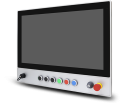 Панельные производственные компьютеры ABOS со встроенными кнопками 